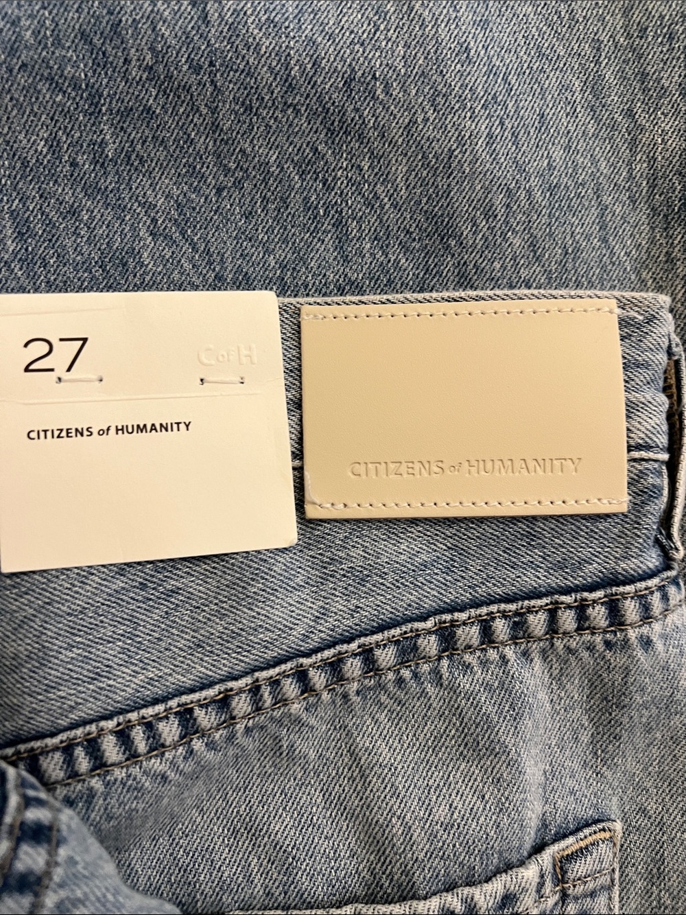 Citizens Of Humanity Light Blue Wide Leg Jeans - Picture 8 of 9